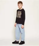 Лонгслив regular fit Guess, черный - фото 2