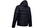 Куртка sportstyle down hooded jacket 'black' Under Armour, черный - фото 2