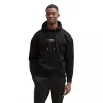 Худи Tom Tailor Relaxed Printed, черный - фото