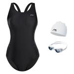 LINING Купальник One piece Swimsuit Women's Elegant Black - фото 11