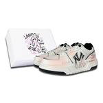 MLB Массивные коньковые кеды Unisex Low top Pink - фото