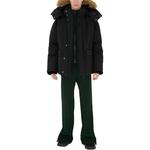 Пуховик мужской черный Burberry, черный - фото 3