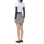 Топ Moon logo рифленый кроп Marine Serre, белый - фото 4