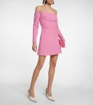 Мини-платье Everleigh из крепа Emilia Wickstead, розовый - фото 2