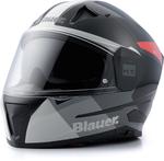 Шлем Blauer naca nf01b, Black/Grey/Red - фото