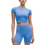 Lululemon Рубашка Swiftly Collection Cropped Collection Silverescent женская - фото 9