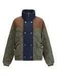 Стеганая куртка с панелями MARBELL, зеленый - фото