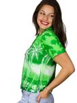 Блуза King Kameha Beach Negative, зеленый - фото 3