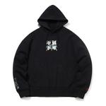 Толстовка с капюшоном с рисунком Парижской недели моды Li-Ning, черный - фото