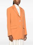 Однобортный блейзер Vera Rodebjer, оранжевый - фото 3