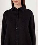 Льняная рубашка Relaxed fit Gant, черный - фото 4