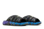 Шлепанцы Air More Uptempo Slide 'Black Blue Purple Gradient', черный - фото 8