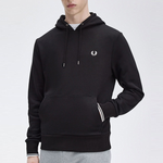 Хлопковый худи с логотипом FRED PERRY, зеленый - фото 6