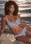 Топ бикини Buffalo Bikini top, Schwarz-Weiß/Black - фото
