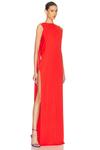 Длинное платье с капюшоном и запахом на спине Sid Neigum, Red - фото 3