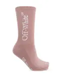 Носки с логотипом Off White, розовый - фото
