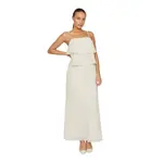 Платье без рукавов Vila Chiffan Pleat, бежевый - фото