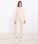 Спортивные брюки женские Ea7 на кулиске, бежевый - фото 2