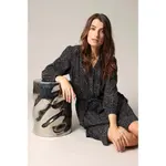 Платье Deeluxe Lily long sleeve short, черный - фото 4