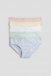 Упаковка из 5 хлопковых трусов H&M, мультиколор - фото