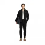 Брюки Selected 172 Lorent Slim Tappered Fit, черный - фото 6