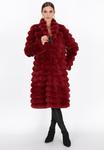 Зимнее пальто faina, Dark red - фото 5