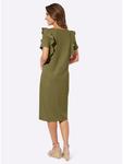 Платье до колена Sieh an!, оливковый - фото 2