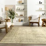 Ковер Chana Printed Framed Trellis Flatweave nuLOOM, 160x231 см, бежевый - фото 8