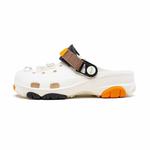 Сабо женские Exull Q, белый/оранжевый - фото