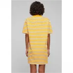 Платье Urban Classics Oversized Striped short sleeve short, белый - фото 2