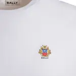 Футболка с вышитым логотипом BALLY, белый - фото 5