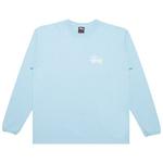 Лонгслив Stussy Gear Basic Logo 'Light Blue', синий - фото