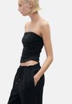 Брюки Mango ELASTIC WAIST, Black - фото 4
