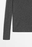 Джемпер Massimo Dutti RIBBED CREW NECK, Dark Grey - фото 9