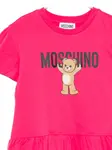 Платье с принтом Moschino Kids, розовый - фото 3
