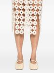 Юбка миди крючком Stanza Wales Bonner, бежевый - фото 5