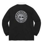 Рубашка поло x timberland rugby 'black white' Supreme, черный - фото 2