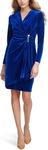 Женское бархатное платье Calvin Klein Bar, Saphire - фото