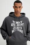 Хлопковая толстовка Tommy Jeans, серый - фото 4