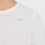 Nike Футболка dri fit miler белая детская - фото 6
