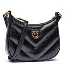 Сумка через плечо Pinko HALF MOON BABY, черный - фото 4