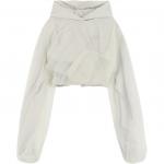 Кроп худи WE11DONE, бежевый - фото 3