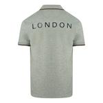 Серая рубашка-поло Aldi's с гербом Aquascutum, серый - фото 2