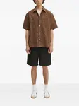Рубашка с короткими рукавами Norse Projects, коричневый - фото 2
