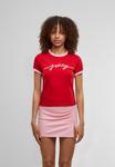 Футболка с принтом SCRIPT RINGER Juicy Couture, красный - фото 4