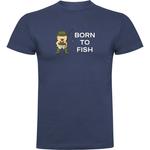 Футболка Kruskis Born To Fish, синий - фото