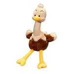 Плюшевая игрушка страуса 25 см Fox fairy, синий - фото 3