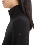 Пуловер Icebreaker Merino 260 Tech Long Sleeve Half Zip, черный - фото 3