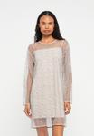 Платье Samsøe Samsøe MALLY SHORT DRESS, Pumice Stone/Beige - фото