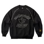Свитер Palace x Maharishi Temple Script Crew, Black - фото